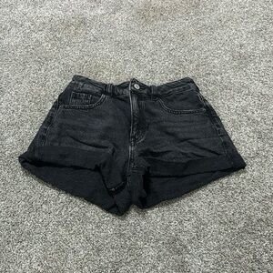 Pacsun dark black jean shorts